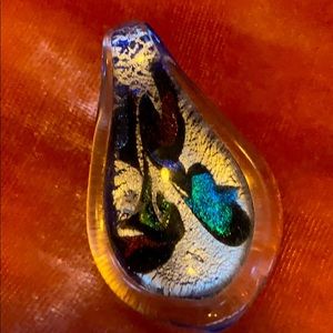Murano glass hand blown pendant from Murano Italy